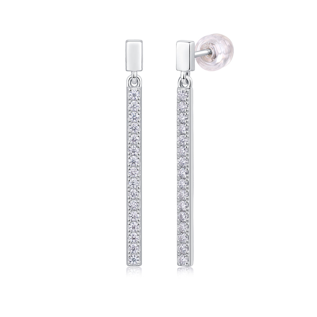 Dynamic - Earrings Set With Top-quality Moissanite S925
